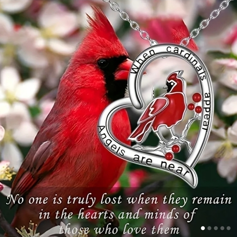Red Cardinal Necklace